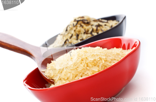 Image of Bowls Of Raw Rice