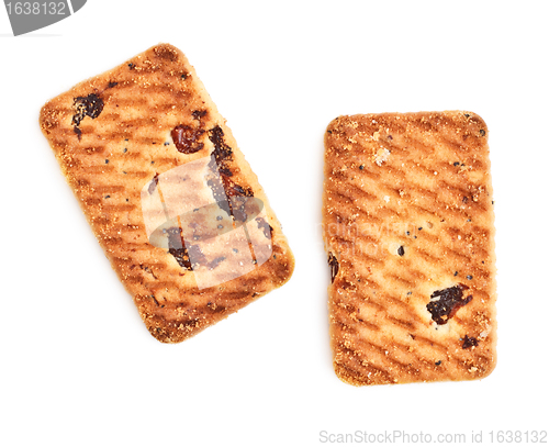 Image of Shortbreads Cookies With Raisins