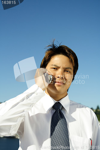 Image of Busy businessman