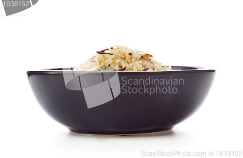 Image of Bowl Of Raw Rice