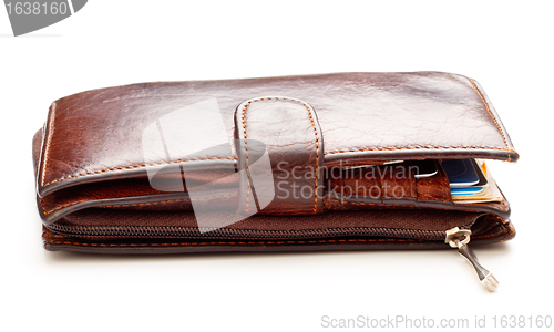 Image of Brown Leather Wallet