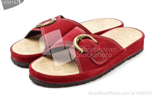 Image of red slippers