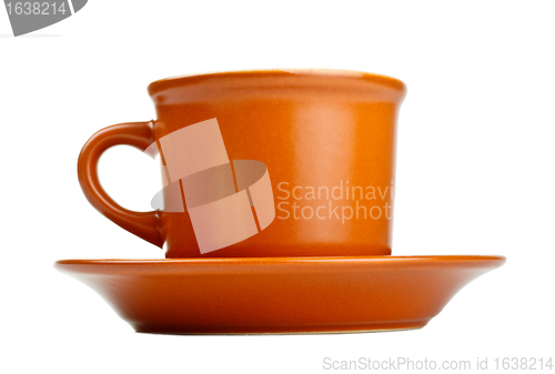 Image of coffee cup with saucer
