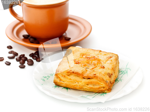 Image of Coffee Cup and Pie