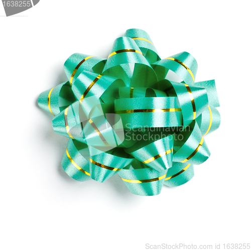 Image of green decoration bow