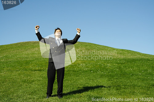 Image of Happy businessman