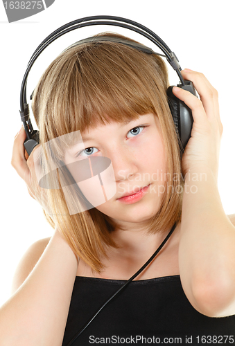 Image of Girl in Headphones