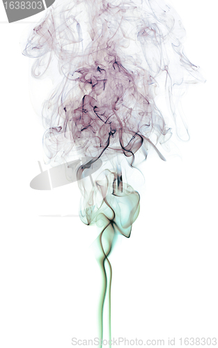 Image of Color Smoke On White