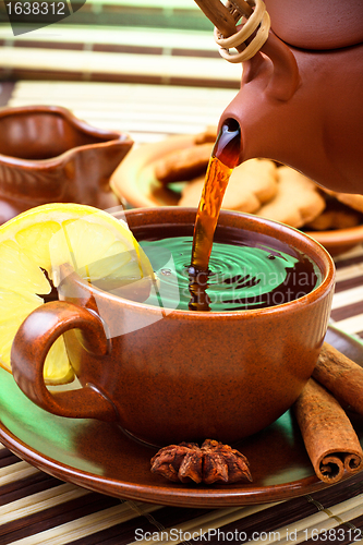 Image of pouring tea