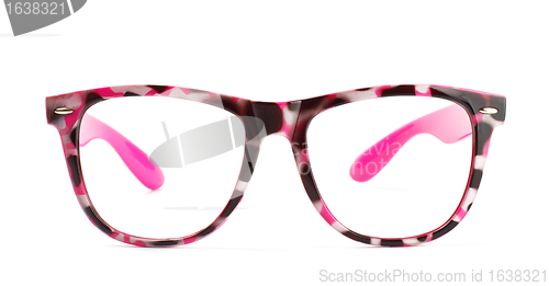 Image of pink eyeglasses