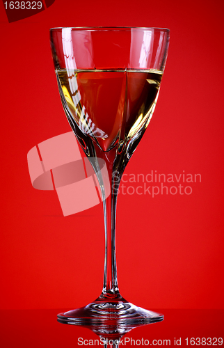 Image of  glass of white wine