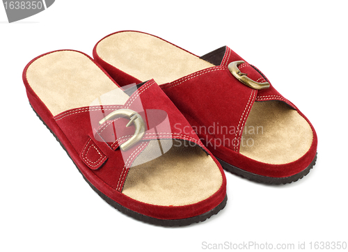 Image of red slippers