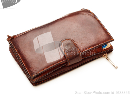Image of Brown Leather Wallet