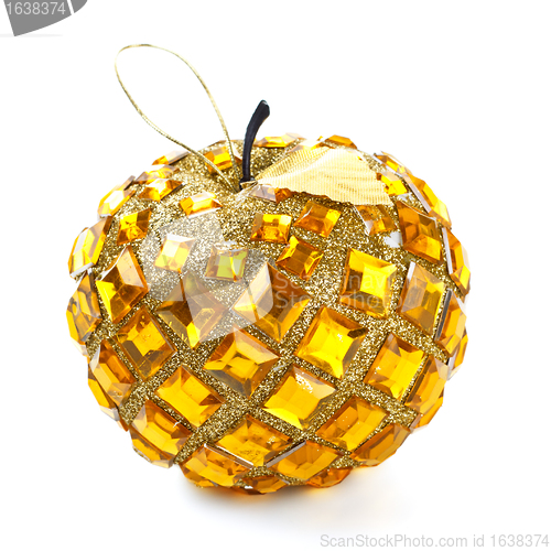 Image of christmas ball in apple shape