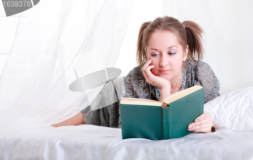 Image of Girl Reading A Book