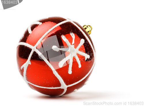 Image of red decoration ball