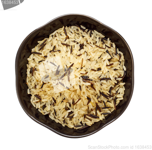 Image of Bowl Of Raw Rice