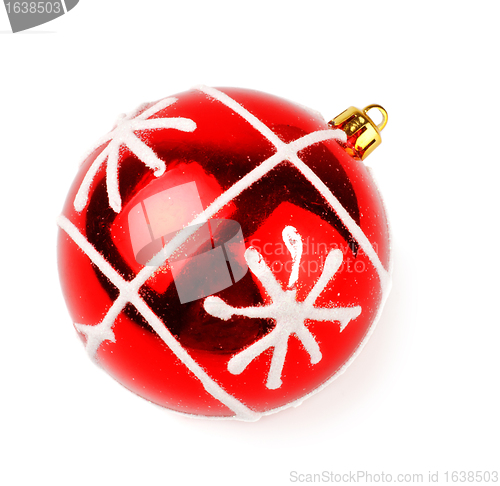 Image of red decoration ball