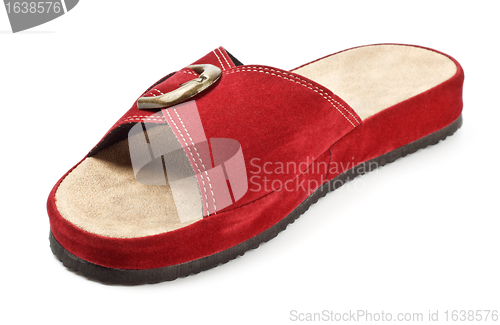 Image of red slipper