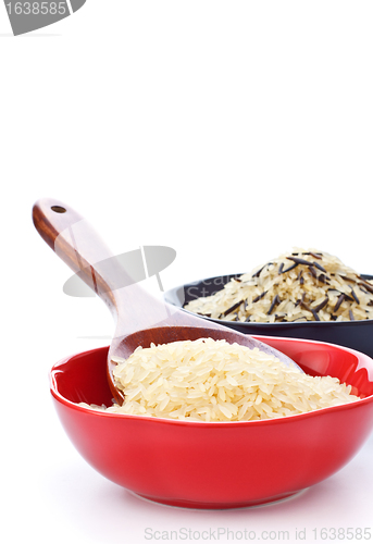 Image of Bowls Of Raw Rice