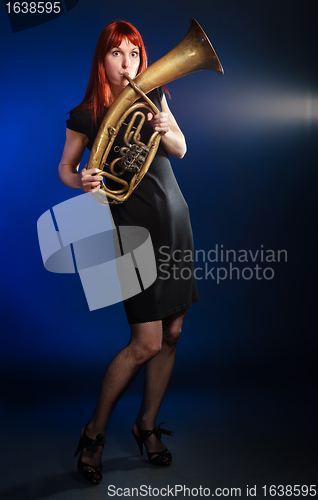 Image of Woman With Trumpet