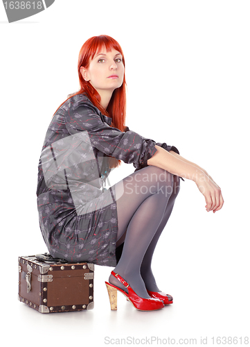 Image of Travel Woman Waiting
