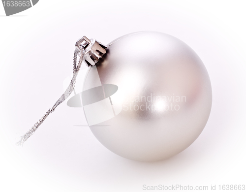 Image of Silver Christmas Ball