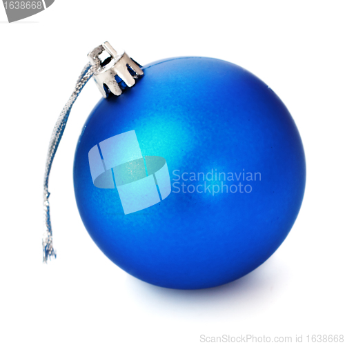 Image of Blue Christmas Ball