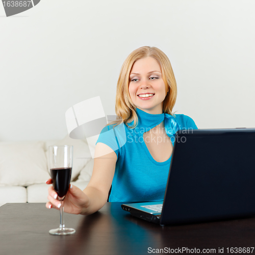 Image of Business Woman Celebrating Her Success