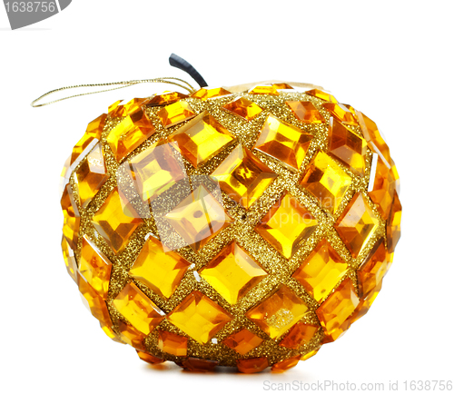 Image of christmas ball in apple shape