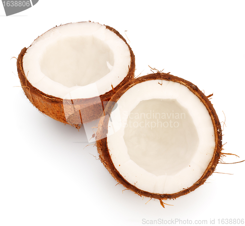 Image of coconut halves