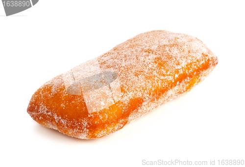 Image of donut in powdered sugar