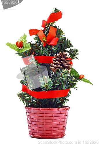 Image of artificial christmas tree