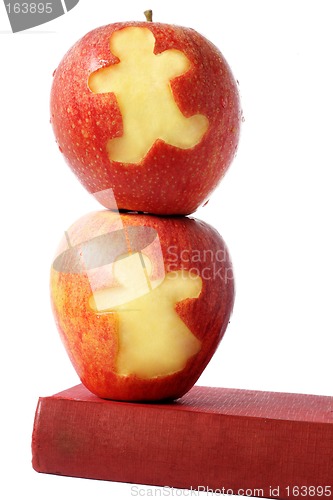 Image of Apples and Book