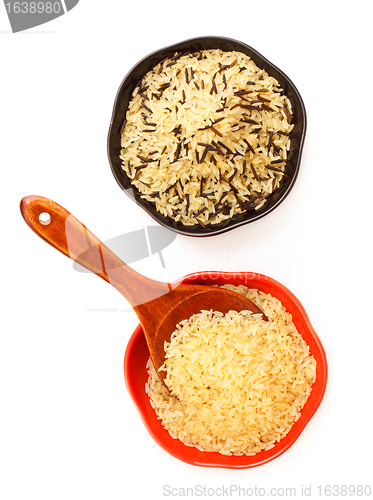 Image of Bowls Of Raw Rice