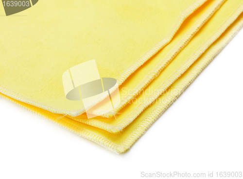 Image of yellow microfiber duster