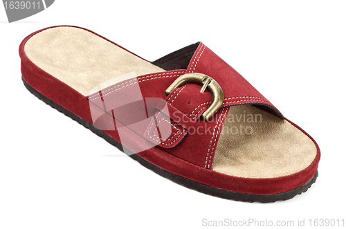 Image of red slipper