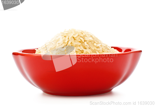 Image of Bowl Of Raw Rice