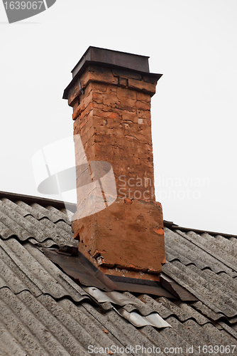 Image of Old Brick Chimney