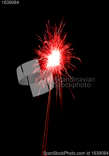Image of red fireworks