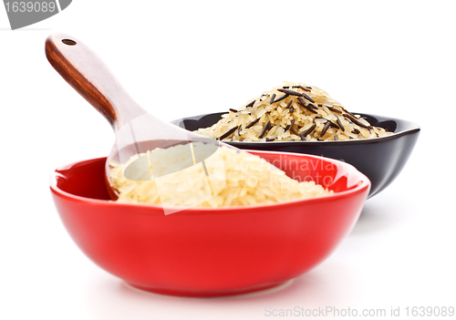 Image of Bowls Of Raw Rice