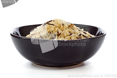 Image of Bowl Of Raw Rice