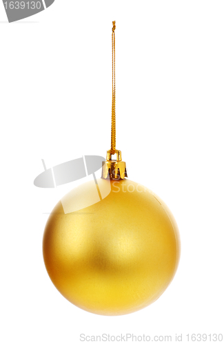 Image of Yellow Christmas Ball