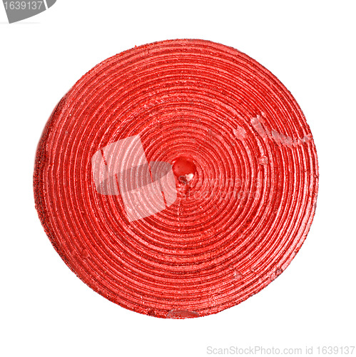 Image of Red Christmas candle
