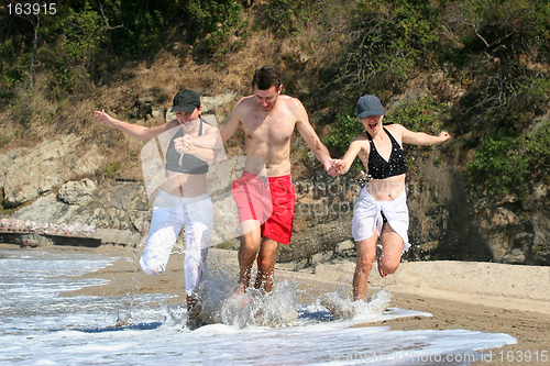 Image of Friends on the beach