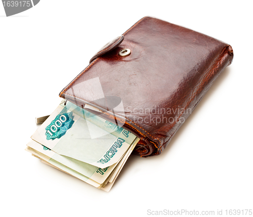 Image of Brown Leather Wallet