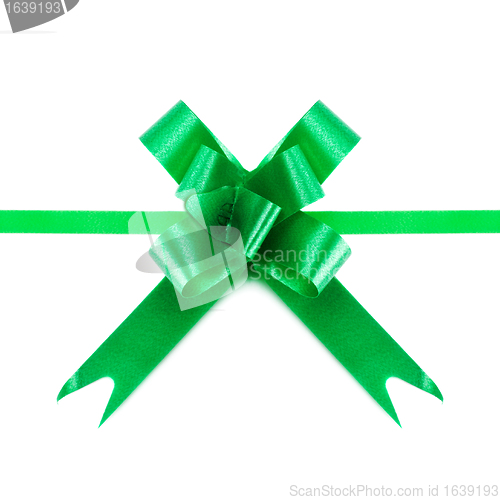 Image of Green Bow And Ribbons