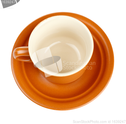 Image of coffee cup with saucer