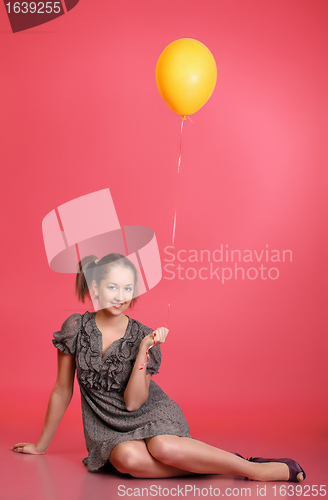 Image of Girl With Balloon