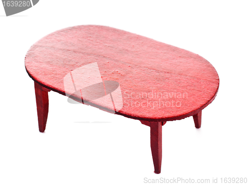 Image of toy furniture, table